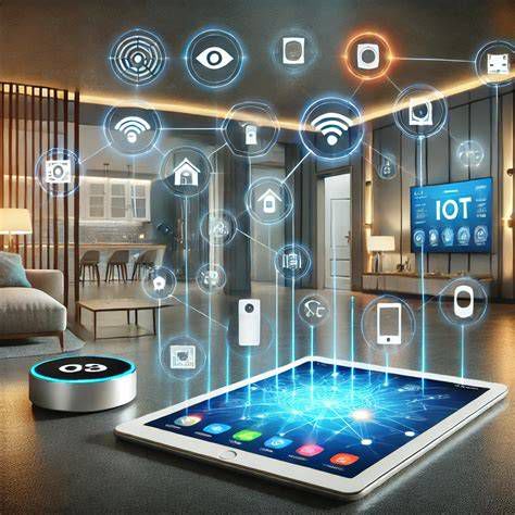Schema di una Smart Home con dispositivi IoT connessi