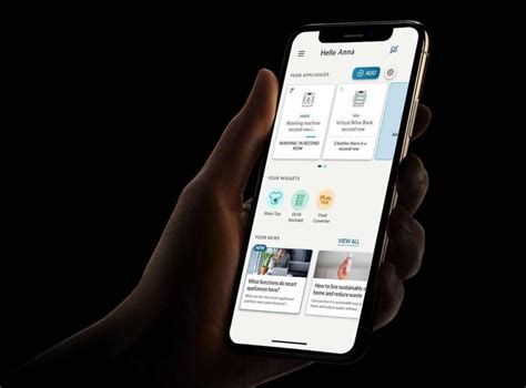 Interfaccia dell'app hOn che mostra le funzionalità smart