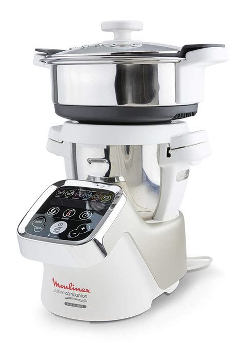 Vaporiera Moulinex Companion montata sul robot da cucina