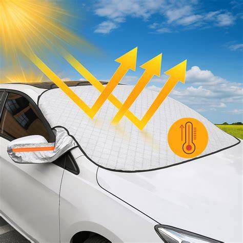 copertura protettiva applicata sul parabrezza dell'auto