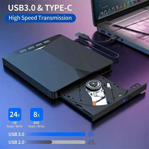 Schema di connessione unità DVD esterna a tablet tramite HUB USB