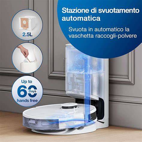schema funzionale della stazione omnidirezionale del robot aspirapolvere