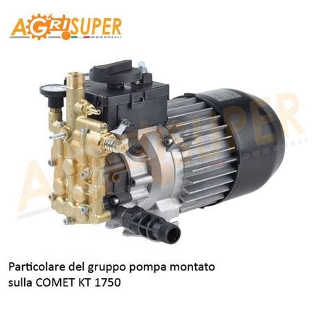 Dettaglio tecnico di una pompa in ottone per idropulitrice