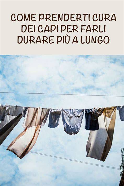 Schema riassuntivo per la cura dei capi delicati