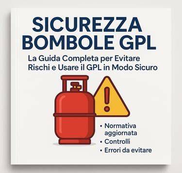Posizionamento sicuro della bombola GPL all'esterno
