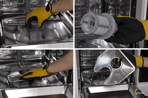 Preparazione delle stoviglie e pulizia del filtro della lavastoviglie