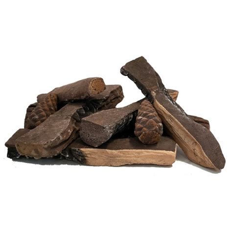 Set di legna in ceramica per biocamino
