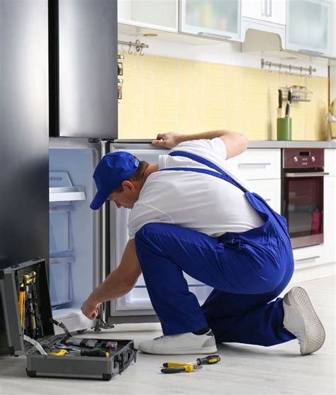 tecnico specializzato che ripara un elettrodomestico