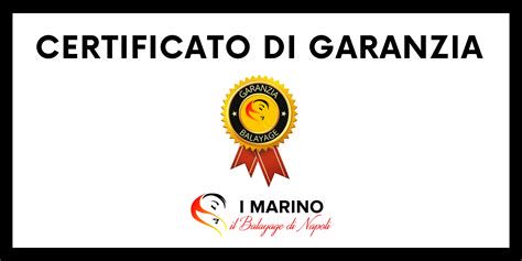 Certificato di garanzia Panasonic