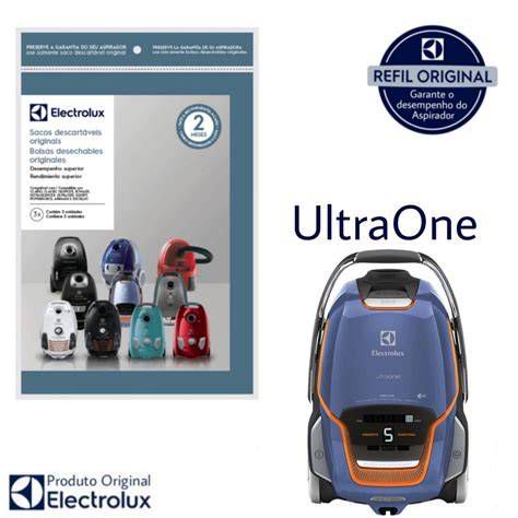 Esquema de las partes principales del aspirador Electrolux UltraOne