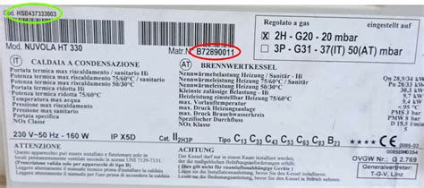 Posizione dell'etichetta identificativa nel frigorifero