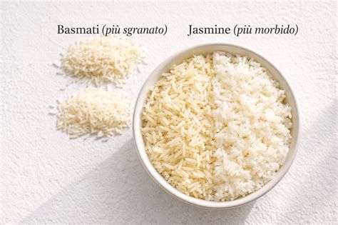Varietà di riso Koshihikari, Jasmine e Basmati
