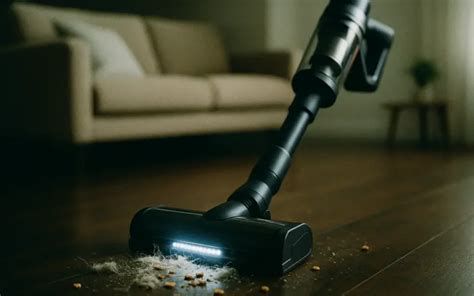 aspirapolvere senza fili in azione