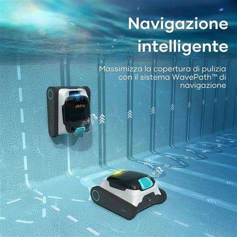 Robot pulitore Typhoon in azione sul fondo della piscina