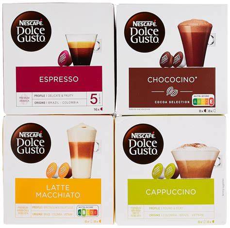 Catalogo di capsule Nescafé Dolce Gusto