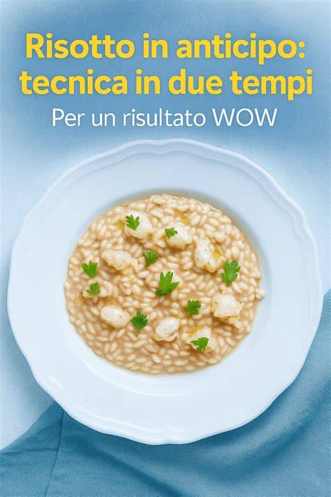 schema dei passaggi per un risotto perfetto