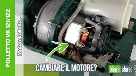 Immagine comparativa di un motore Folletto vecchio e uno nuovo compatibile