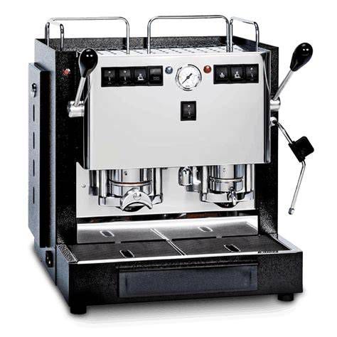 Schema tecnico della macchina da caffè a due gruppi con lancia vapore