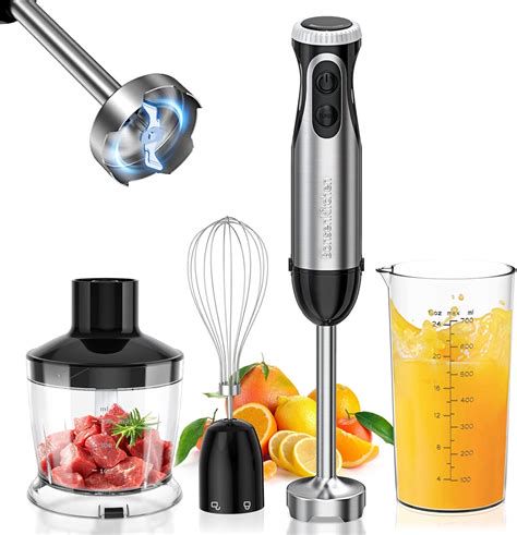 Confronto visivo tra frullatore, minipimer, tritatutto e robot da cucina