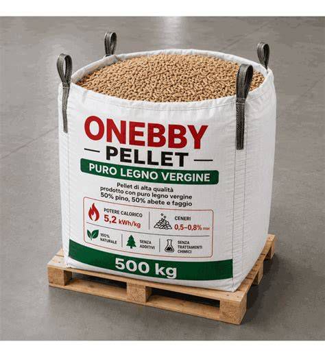 Produzione di pellet di legno vergine